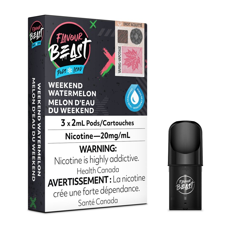 Weekend Watermelon Iced – Flavour Beast Pods