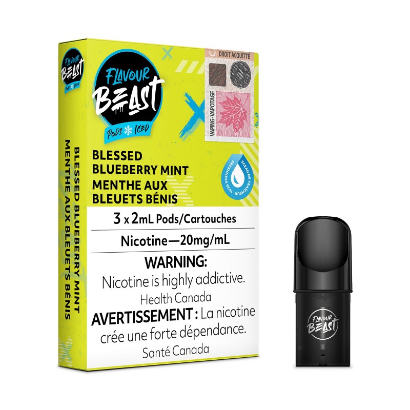 Blessed Blueberry Mint Iced – Flavour Beast Pods