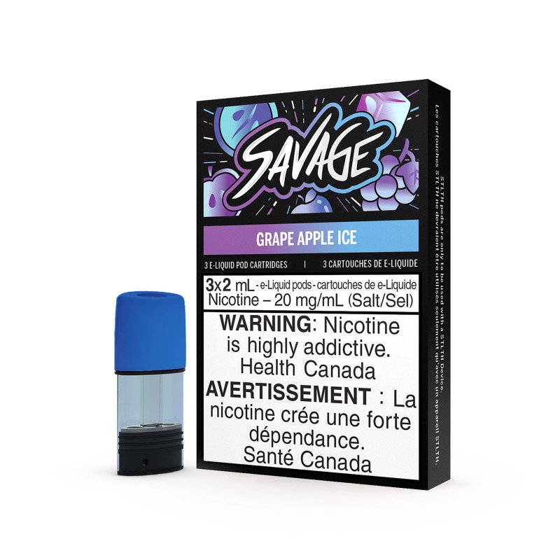 Grape Apple Ice – Savage STLTH Pods