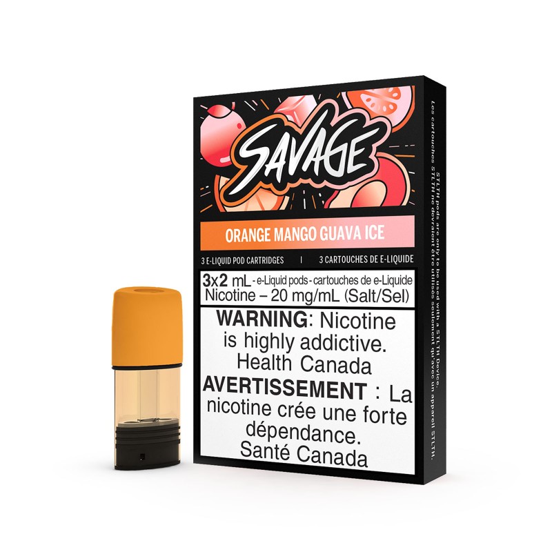 Orange Mango Guava Ice – Savage STLTH Pods